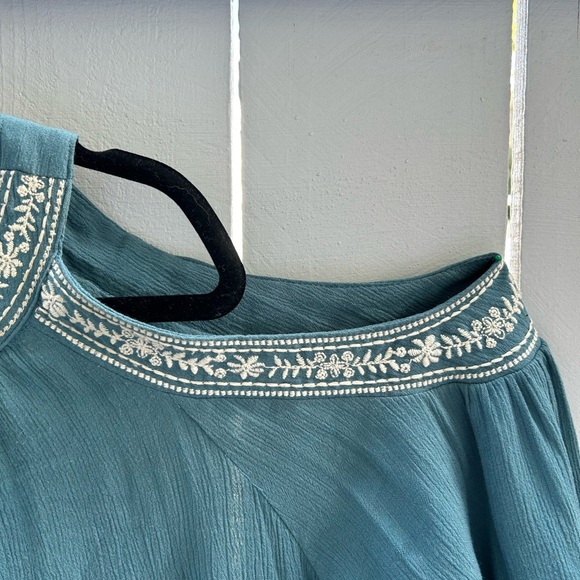 50.Time and Tru Women's Green Blouse/Dress. Size XL(16-18) - Picture 5 of 12